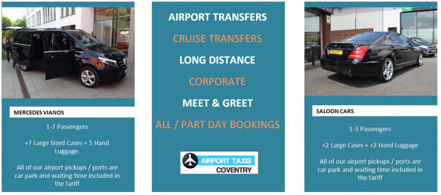 Coventry to East Midlands Airport Taxi